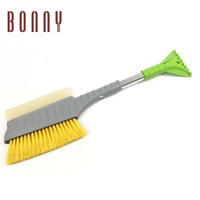 New Design Extendable Hand Plastic Car Snow Cleaning Brush with Foam Grip and Ice Scraper