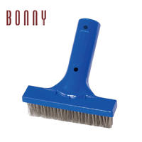 6" swimming pool cleaning wall brush easily sweep algae from walls/ floors/steps