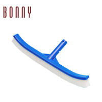 18 curved plastic stranded swimming cleaning pool wall brush