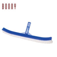 Bonny 18" Swimming pool cleaning wall brush easily sweep algae from walls/ floors/steps