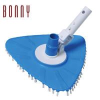 Flexible Triangular weighted spa and pool vacuum cleaner head