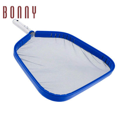 Heavy Duty Swimming Pool Leaf Net Skimmer Rake with Nylon Medium Fine Mesh for Cleaning Swimming Pools, Hot Tubs, Spas and Fountains