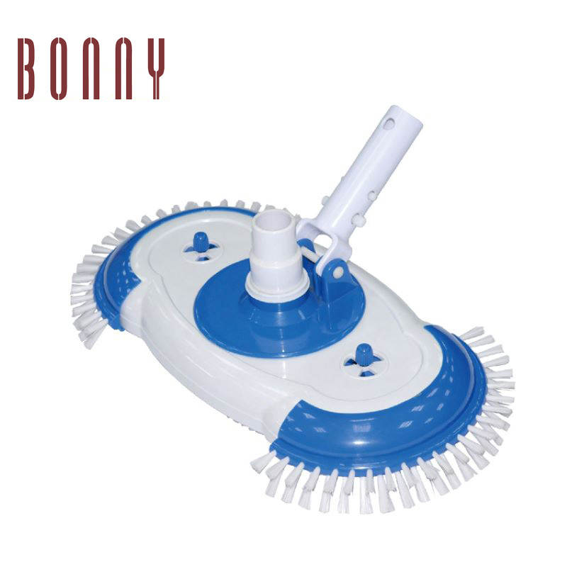 Swiveling Vacuum Spa Brush Vacuum with Air-Relief Head Perfect for Vinyl Lined Pools and Start-ups on Plaster Pools