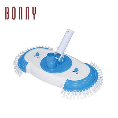 Spa Brush Vacuum with Air Relief Head and Side Brush Perfect for Vinyl Lined and Start ups on Plaster Pools