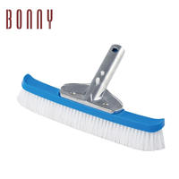 Hot wholesale pool PP wall brush with 10 inch display box
