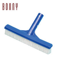 Professional 10" Swimming pool cleaning wall brush easily sweep algae from walls/ floors/steps