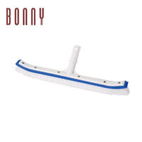 Factory price 18" Deluxe Wall Brush with White Painted Aluminum Back Pool Wall Brush