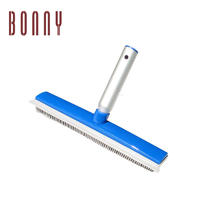 12" Swimming Pool Cleaning Wall Brush for Aluminum Back Cheap High Quality Cleaning with soft bristles