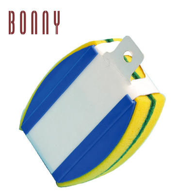 Bonny Hand-Held Swimming Pool Wall and Floor Scrubber Pad Brush with Molded Handle