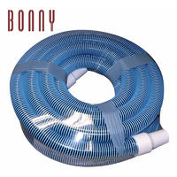 Blow molded sprial wound bulk pvc wound for swimming pool vacuum hose with cuffs