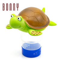 pool duck turtle floating float swimming pool chlorine dispenser for Chemical Tablets Fits 3" Tabs Bromine Holder
