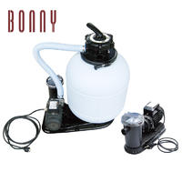 swimming pool top-mount water rapid sand filter tank with pump combo